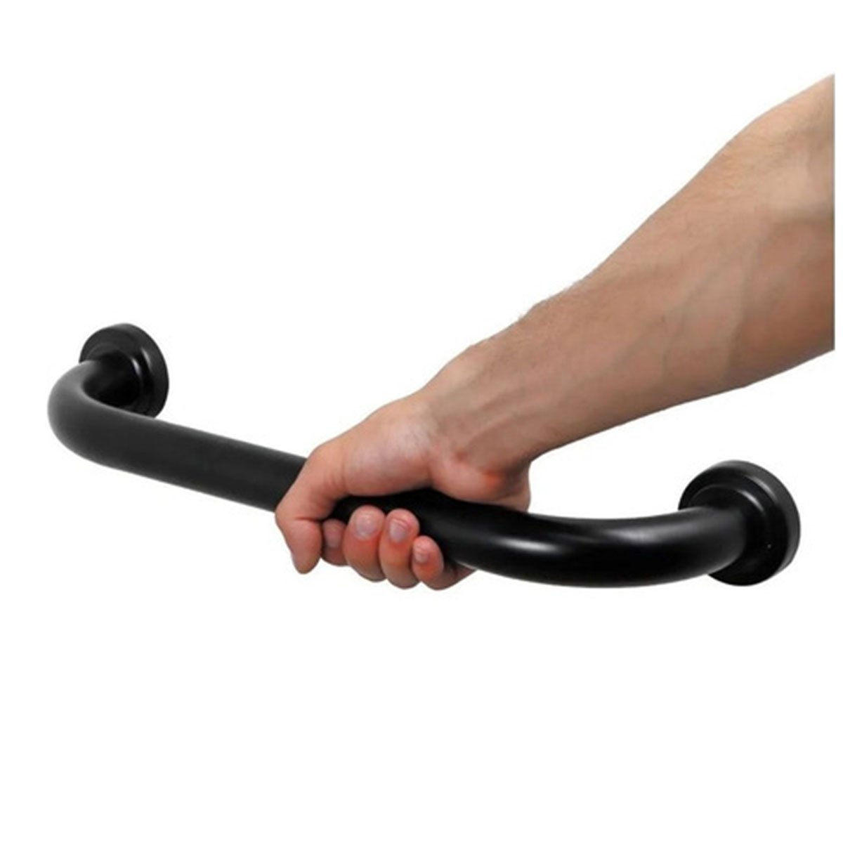 Alça de Apoio Inox Barra 60cm Kit 5 Unidades Idoso Banheiro Box Quarto Acessibilidade Segurança Defi - 4