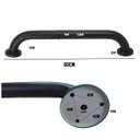 Ver imagem 6 de Alça de Apoio Inox Barra 60cm Kit 5 Unidades Idoso Banheiro Box Quarto Acessibilidade Segurança Defi