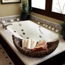 Ver imagem 2 de Banheira Hidromassagem Dupla Ouro Fino Softcril Standard 120cmx80cmx49cm 4 Jatos