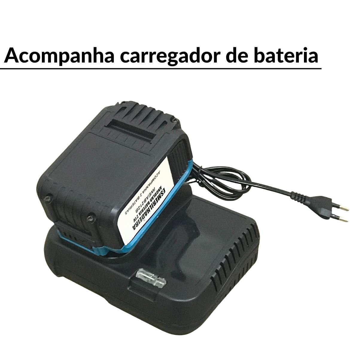 Esmerilhadeira Lixadeira Angular Bateria 21v Portátil com Maleta Importway Iweab211b - 5