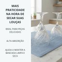 Ver mais imagens de Tapete Aparador Louça Escorredor Alta Absorção 45x40 cm Cor: Bege;Quantidade:Kit 2
