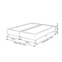 Ver imagem 7 de Base Cama Box Queen Bipartido 1,58x1,98 Mts Cecilia Vilajo: Suede Crush Cacau