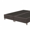 Ver imagem 5 de Base Cama Box Queen Bipartido 1,58x1,98 Mts Cecilia Vilajo: Suede Crush Cacau