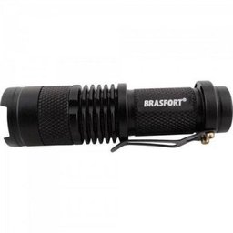 Lanterna LED C/Zoom Mini Preto Brasfort - 2 Lanterna LED C/Zoom Mini Preto Brasfort - 2