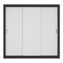 Ver imagem 4 de Guarda-roupa Casal Multimóveis Barcelona 3 Portas de Correr Cr35401 Preto/branco