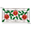 Ver imagem 2 de Moldura Arabesco de Ferro para Parede Classica com Flores Artesanais - Vermelho