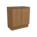 Ver imagem 1 de Módulo Cozinha Kappesberg Maxxi Balcão G744 C/ 2 Portas S/ Tampo 80cm Canela-kappesberg