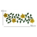 Ver imagem 2 de Arabesco Parede de Ferro Galho Artesanal Sala Varanda Área Gourmet - Amarelo