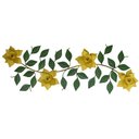 Ver imagem 1 de Arabesco Parede de Ferro Galho Artesanal Sala Varanda Área Gourmet - Amarelo