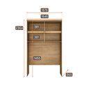 Ver imagem 3 de Modulo Aéreo Safira Casal em Mdf com 4 Portas Clic Móveis