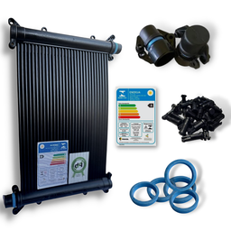 5 Placas 2mt - Aquecedor Solar Piscinas -3m²/4.000 Litros - Marca Ts Solar - 1