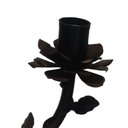 Ver imagem 5 de Lustre Artesanal Iluminação Media para Cozinha Pequena com Flores - Verniz