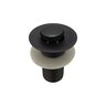 Válvula Pia Lavatório Ralo Click Peq Preto Fosco 7/8 Metal - 2