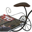 Ver imagem 4 de Suporte para Vaso de Flor e Revistas Artesanal Decorativo em Ferro