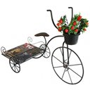 Ver imagem 1 de Suporte para Vaso de Flor e Revistas Artesanal Decorativo em Ferro