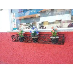 Suporte para Vasos de Flor de Parede Moderno Artesanal Mineiro 80 Cm - 3