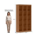 Ver imagem 3 de Guarda-Roupa 3 Módulos Nicho Estante 5 Prateleiras Versatille