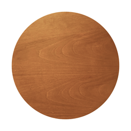 Prato Giratório Mel 50cm Madeira Laminado para Sobrepor Decorar Mesa de Jantar - 1
