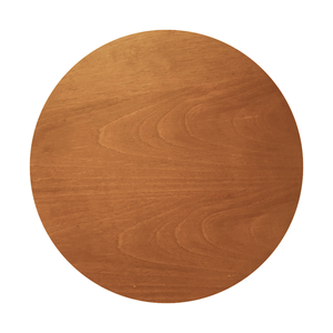 Prato Giratório Mel 50cm Madeira Laminado para Sobrepor Decorar Mesa de Jantar