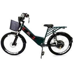 Bicicleta Elétrica - Street Plus PAM - Cestinha - 800w Lithium - Preta - Plug and Move - 1
