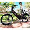 Bicicleta Elétrica - Street Plus PAM - Cestinha - 800w Lithium - Preta - Plug and Move - 4