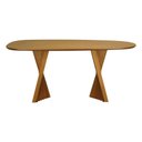Ver imagem 4 de Mesa de Jantar Califórnia Tampo Laminado Cinamomo 180x90cm - Amêndoa/madeira