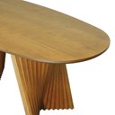 Ver imagem 5 de Mesa de Jantar Califórnia Tampo Laminado Cinamomo 180x90cm - Amêndoa/madeira