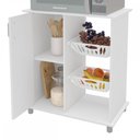 Ver imagem 6 de Armário de Cozinha para Micro-Ondas com Fruteira Planaltina 1 Porta Branco - Pnr Móveis