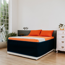 Ver imagem 1 de Saia Cama Box Azul