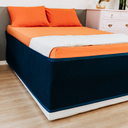 Ver imagem 2 de Saia Cama Box Azul