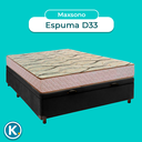 Ver imagem 4 de Conjunto Cama Box Bau Blindado Casal + Colchão D33 Maxsono Paropas