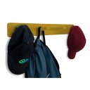 Ver imagem 6 de Cabideiro de Parede Porta Bolsas Mochilas Tolhas Pinos Amarelo Laca
