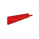 Ver imagem 3 de Cabideiro de Parede Porta Bolsas Mochilas Tolhas Pinos Vermelho Laca