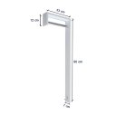 Ver imagem 5 de Cabideiro de Parede "j" Arara Camiseiro Porta Bolsas Branco Laca