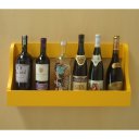 Ver imagem 3 de Prateleira Adega Suporte Decorativo para Vinhos e Bebidas Amarelo Laca
