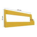 Ver imagem 5 de Prateleira Adega Suporte Decorativo para Vinhos e Bebidas Amarelo Laca