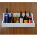 Ver imagem 3 de Prateleira Adega Suporte Decorativo para Vinhos e Bebidas Branco Laca