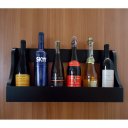 Ver imagem 3 de Prateleira Adega Suporte Decorativo para Vinhos e Bebidas Preto Laca