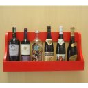 Ver imagem 3 de Prateleira Adega Suporte Decorativo para Vinhos e Bebidas Vermelho Laca