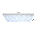 Ver imagem 5 de Porta Taças Reto Suporte Decorativo para Adegas Bar Branco Laca