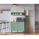 Ver imagem 1 de Armário De Cozinha Compacta 2 Pçs Viena Cr20033 Verde/snow