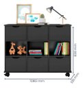 Ver imagem 2 de Nicho Organizador Preto com 6 Gavetas Pretas 1478 Qmovi