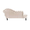 Ver imagem 6 de Recamier Decorativo Divã Amsterdã 147cm Lado Esquerdo Suede Marfim