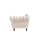 Ver imagem 7 de Recamier Decorativo Divã Amsterdã 147cm Lado Esquerdo Suede Marfim