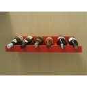 Ver imagem 3 de Prateleira Adega New Suporte Decorativo para Vinhos e Garrafas Vermelho Laca