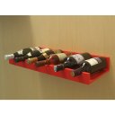 Ver imagem 6 de Prateleira Adega New Suporte Decorativo para Vinhos e Garrafas Vermelho Laca