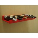 Ver imagem 2 de Prateleira Adega New Suporte Decorativo para Vinhos e Garrafas Vermelho Laca