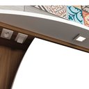 Ver imagem 6 de Armário Suspenso para Banheiro 01 Porta 60 Cm com Espelho Duna B06 Branco Nogal - Lyam Decor