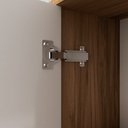 Ver imagem 7 de Armário Suspenso para Banheiro 01 Porta 60 Cm com Espelho Duna B06 Branco Nogal - Lyam Decor