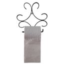 Ver imagem 3 de Porta Papel Higienico Artesanal de Ferro Rústico para Banheiro Rococó Verniz